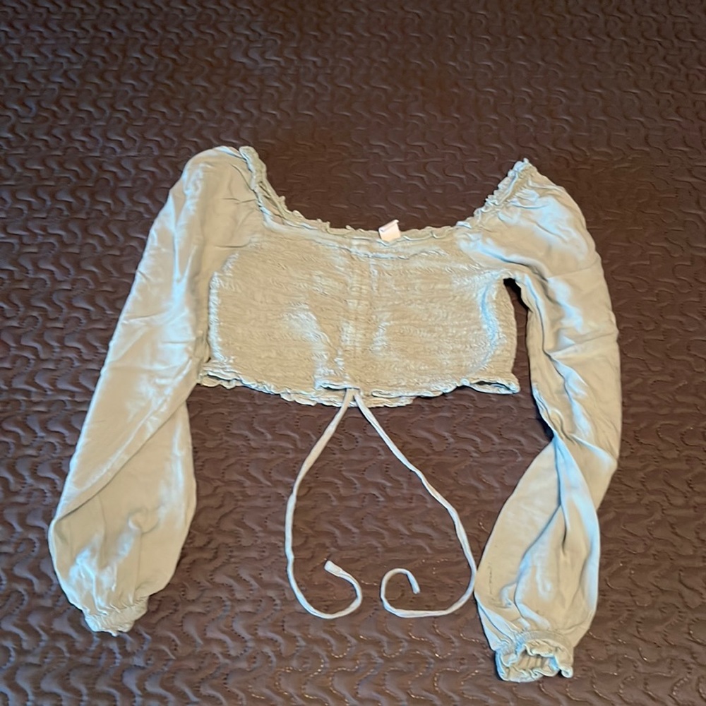Light blue blouse